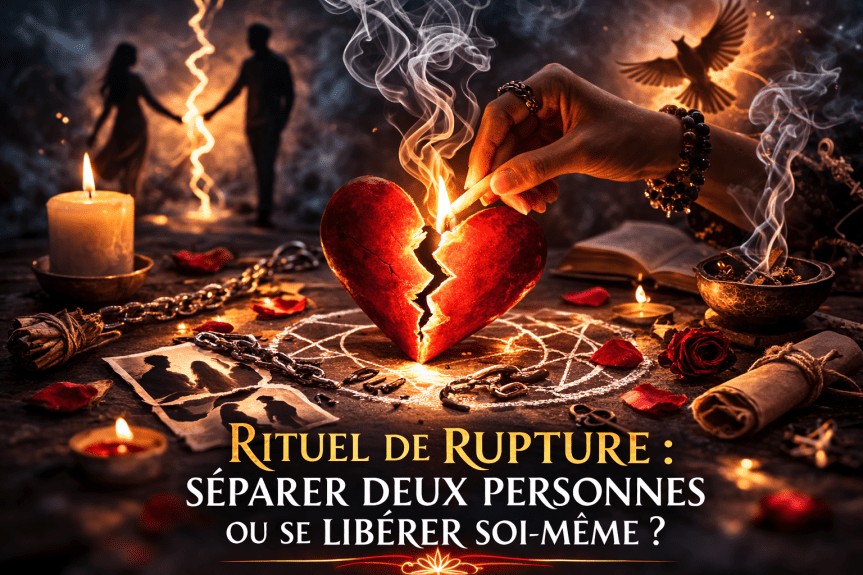 Rituel de rupture : séparer deux personnes ou se libérer soi-même ? Comprendre le sens et les&nbsp;précautions