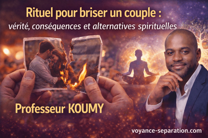 Rituel pour briser un couple : vérité, conséquences et alternatives&nbsp;spirituelles