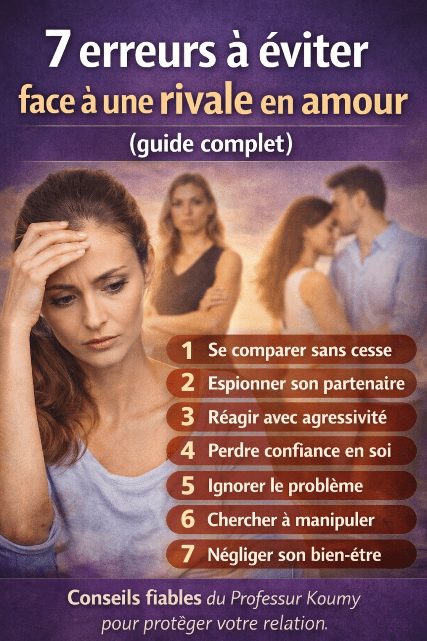 7 erreurs à éviter face à une rivale en amour pour protéger son couple et garder confiance en soi