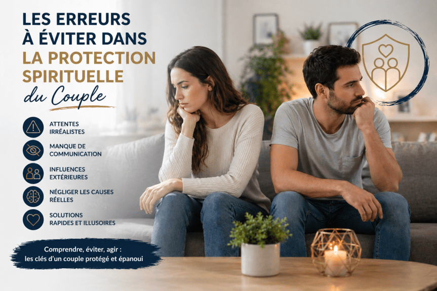 Les erreurs à éviter dans la protection spirituelle du&nbsp;couple