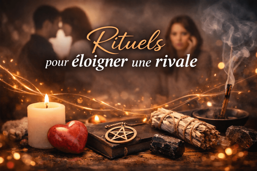 Rituels pour éloigner une rivale avec une approche spirituelle éthique pour protéger son couple et renforcer la relation amoureuse