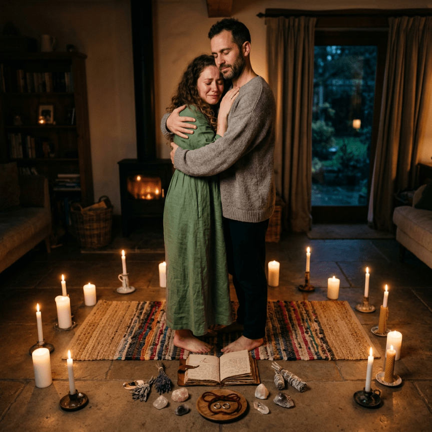 Powerful love reconciliation ritual scene