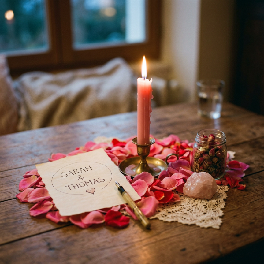 Rituel d&rsquo;amour avec le nom : le guide complet pour attirer, reconquérir et renforcer&nbsp;l&rsquo;amour